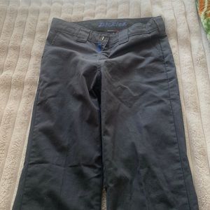 DICKIES 850 Slim Taper Flex Boys Pants, size 12 , color Charcoal